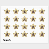 western land cowboy bruiloft ster sticker (Vel)