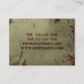 Western land cowboy klusjesman Bouw Visitekaartje (Achterkant)