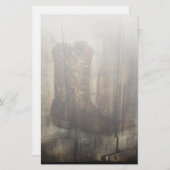 Western land cowboy-Man in de klep Briefpapier (Voorkant / Achterkant)