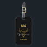 Western land Cowboy Monogram Beste man Groomsmen Bagagelabel<br><div class="desc">Gepersonaliseerde cadeaus voor groomsmen en de beste man met oud western cowboythema. Gedecorreerd met cowboy pet met  western doopvont. De tekst en de kleur zijn editable gebruikend het Hulpmiddel van het Ontwerp om uw gelegenheid te passen. Profiteer van dit cadeau voor bruiloft,  vrijgezellenfeest,  verloffeest of andere speciale gelegenheden.</div>