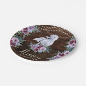 Western land Cowgirl Pat Birthday Papieren Bordje (Gekanteld)