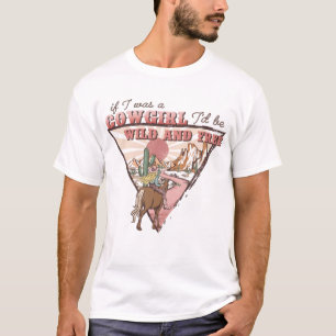 Western land cowgirl t-shirt