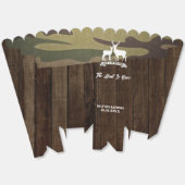 Western land De jacht is voorbij herten bruiloft Bedankdoosjes (Ongevouwen)