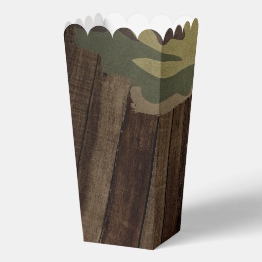 Western land De jacht is voorbij herten bruiloft Bedankdoosjes (Achterkant)