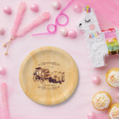 Western  Land Elegant Bruiloft Papieren Bordje (Feest)