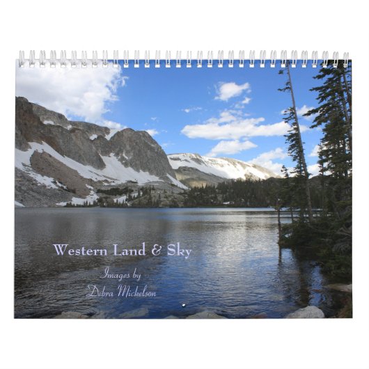 Western Land en Sky Schilderachtig Kalender (Hoes)