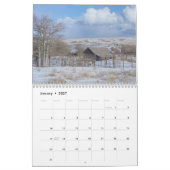 Western Land en Sky Schilderachtig Kalender (Jan 2027)
