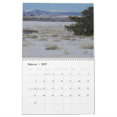 Western Land en Sky Schilderachtig Kalender (Feb 2027)