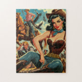  Western Land Girl Legpuzzel (Verticaal)