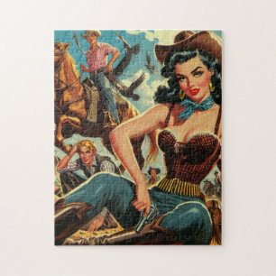  Western Land Girl Legpuzzel