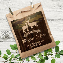 Western land herten De jacht is voorbij bruiloft Bedankzakje