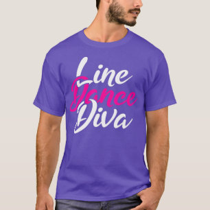 Western land lijn dansende diva vrouwen gift line t-shirt
