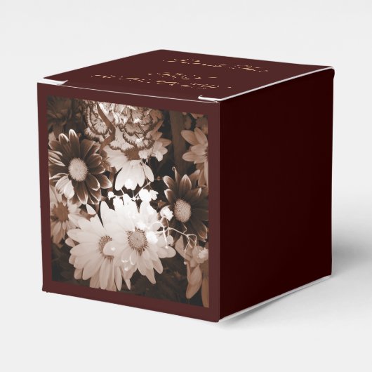 western land met een goudmakreel bedankdoosjes (Voorkant Zijde)