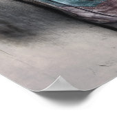 Western land met schuurhout poster (Hoek)