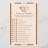 Western land over of onder bruidsspel (Voorkant)