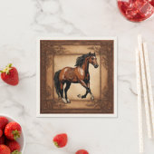 Western land Paardenpaardenfeest Servet (Insitu)