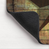 Western land Primitief Barn Wood Texas Star Muismat (Hoek)