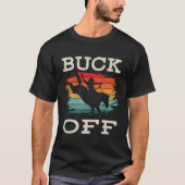 Western land Rodeo Buck Off Paardrijden T-shirt (Voorkant)