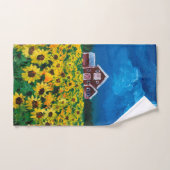 western land - roodbaars zomerzonnebloem handdoek (Handdoek)