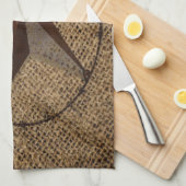 Western land rustieke burlap primitieve texasstar theedoek (Quarter Fold)