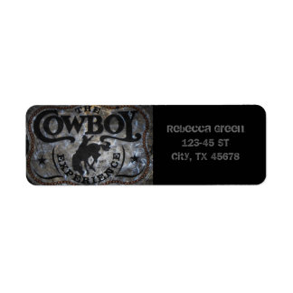 western land Stampede Horse cowboy rodeo Etiket