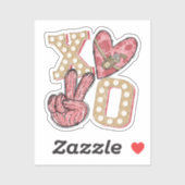 Western land Xoxo | Hugs en Kisses Sticker (Vel)
