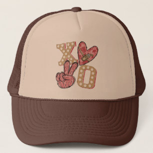 Western land Xoxo Hugs en Kisses Trucker Pet