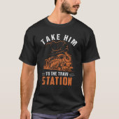 Western land Yello Wstone Breng me naar de trein T-shirt (Voorkant)