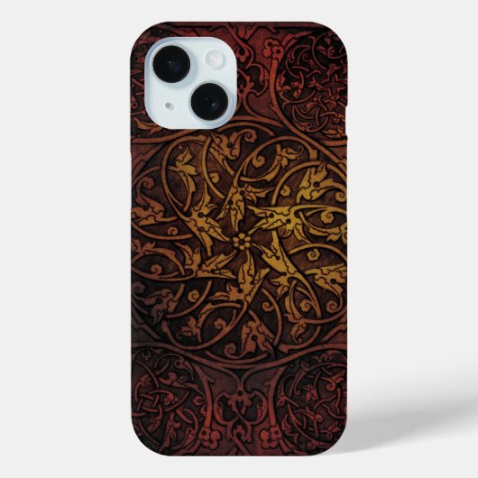  western landelijk gereedschapsleer Case-Mate iPhone case (Achterkant)