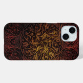  western landelijk gereedschapsleer Case-Mate iPhone case (Achterkant (horizontaal))