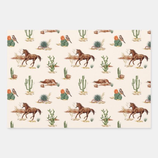 Western landschap inpakpapier vel (Voorkant 2)