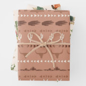 Western landschap inpakpapier vel (In situ)