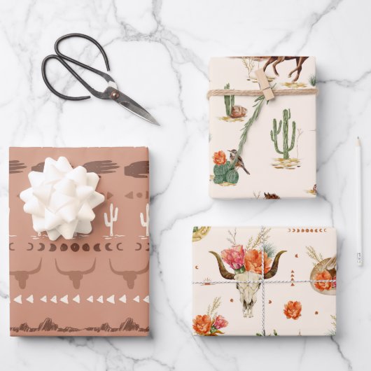 Western landschap inpakpapier vel (Voorkant)