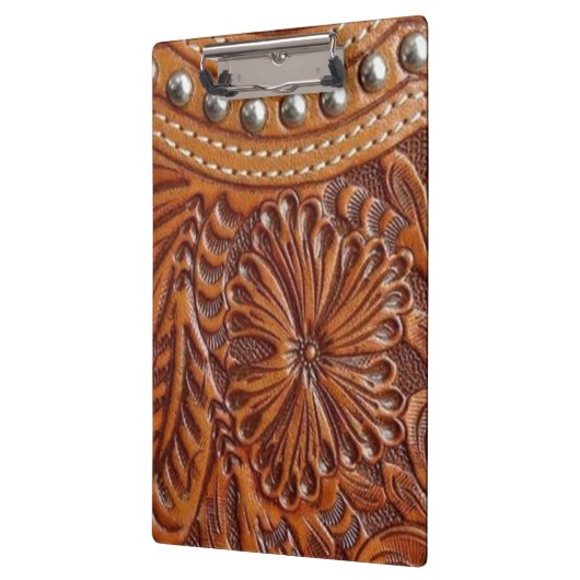 western landschap leren klembord (Links)