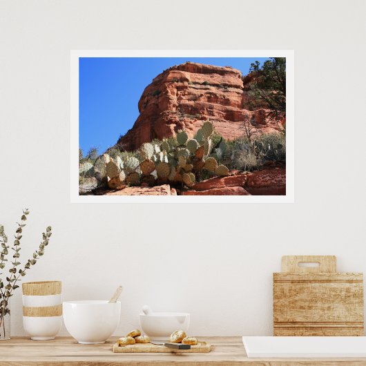 Western landschap poster (Keuken)