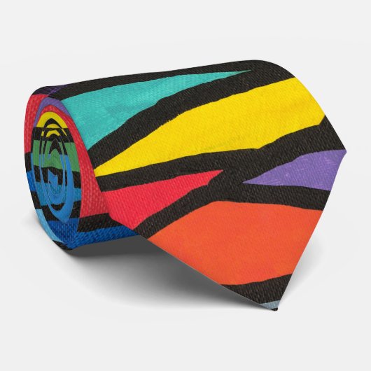 Western landschap - stropdas (Opgerold)