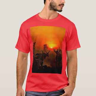 Western landschap t-shirt