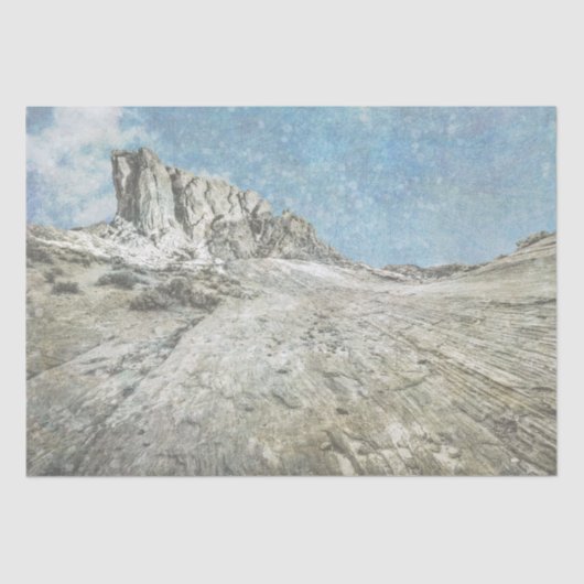 Western landschap tissuepapier (Voorkant)