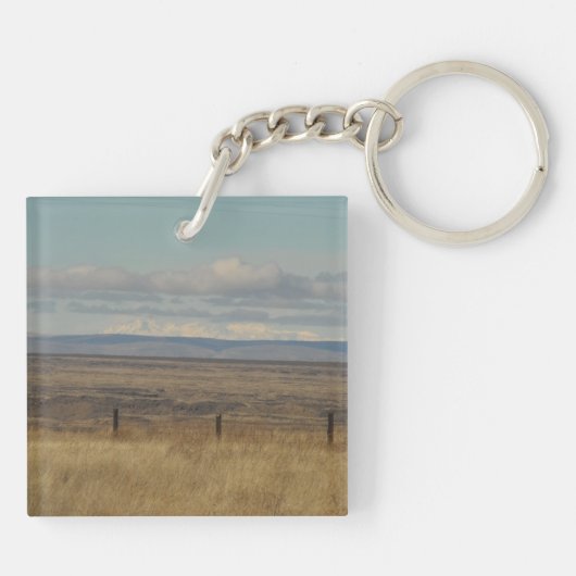 Western landschapsfoto sleutelhanger (Achterkant)