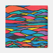 Western landschapsmagneet magneet (Voorkant)