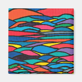 Western landschapsmagneet magneet