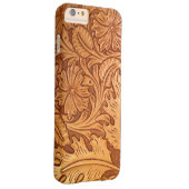 Western leder met de Zuidwest-stijl uit het bijten Case-Mate iPhone Case (Achterkant/Rechts)