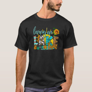Western Leermeer op het Koeienhuid van de Lopardda T-shirt