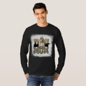 Western Leopard Afghan Hound mama moederdag 1 T-shirt (Voorkant volledig)