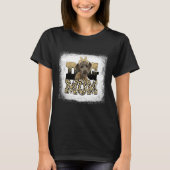 Western Leopard Irish Wolfhound Mam Moederdag T-shirt (Voorkant)