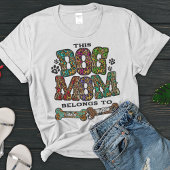 Western leopard Patch Pattern Dog Mam Bone Pet T-shirt