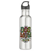 Western leopard Patch Pattern Dog Mam Bone Pet Waterfles (Voorkant)