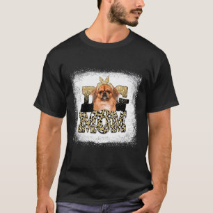 Western Leopard Pekingese Mom Moederdag T-shirt