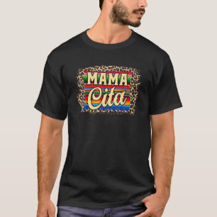 Western Leopard Serape Mama Cita Cowboy Cowgirl Ro T-shirt