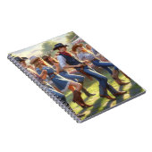 Western Line Dance Cowgirl Notitieboek (Rechterzijde)